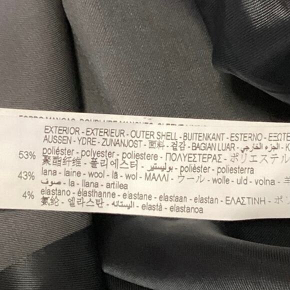 Zara Womens Gray Wool Two Button Career Office Business Blazer Coat Jacket XS - Picture 4 of 4